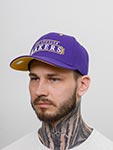 Бейсболка MITCHELL NESS арт. HHSS5351-LALYYPPPPURP Los Angeles Lakers NBA (фиолетовый)